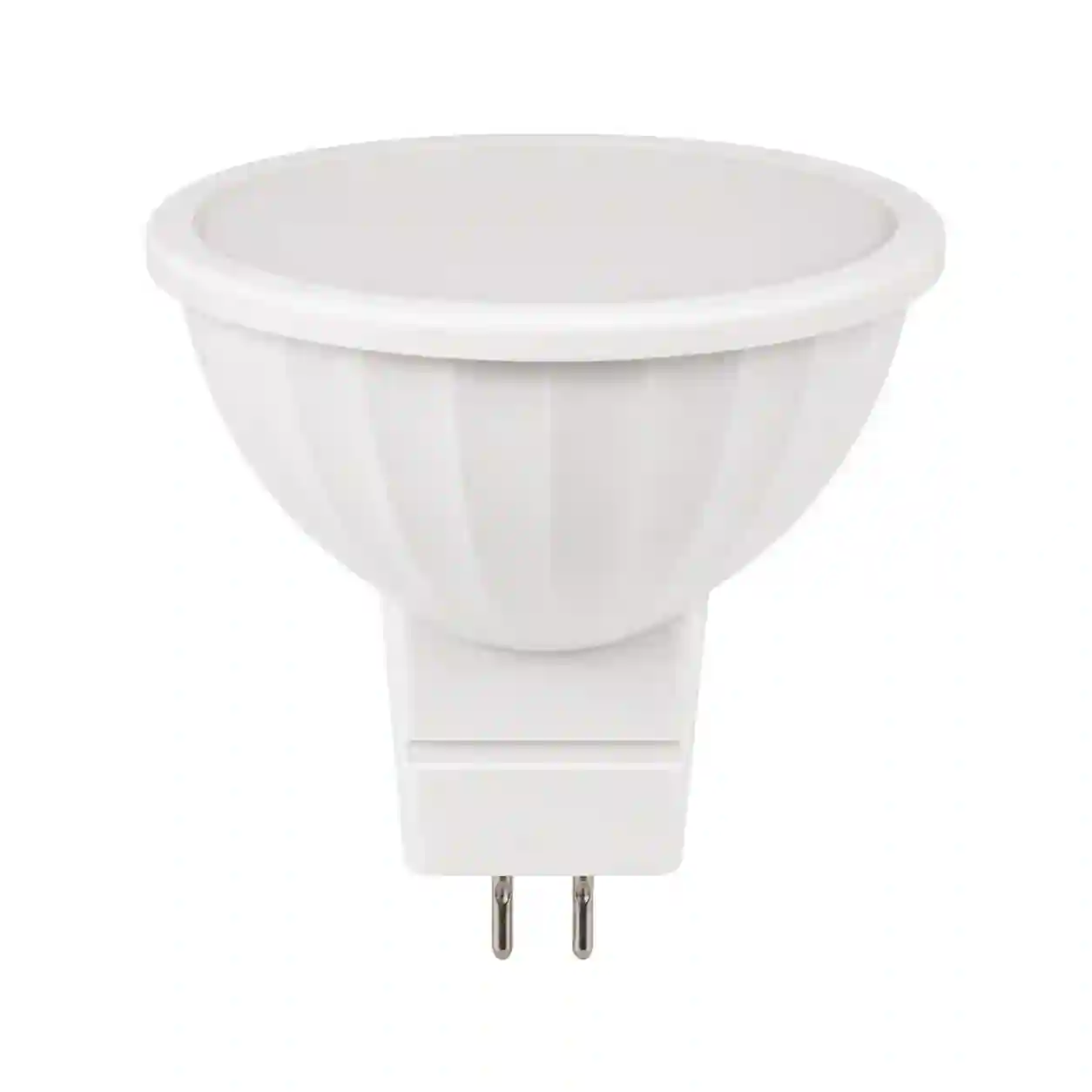 LED žárovka MR16 s reflektorovým tělem a dvoukolíkovou paticí GU5,3